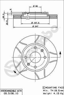 AP X 24249 - Brake Disc www.autospares.lv