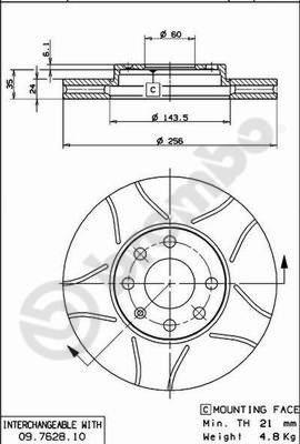 AP X 24738 - Bremžu diski autospares.lv