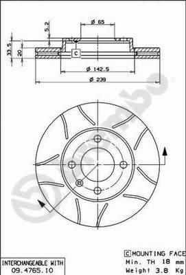 AP X 20024 - Brake Disc www.autospares.lv