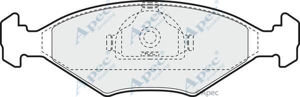 Kawe 0281 12 - Тормозные колодки, дисковые, комплект www.autospares.lv