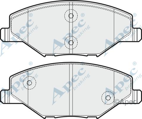 WXQP 341185 - Тормозные колодки, дисковые, комплект www.autospares.lv