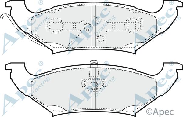 Girling 6140455 - Bremžu uzliku kompl., Disku bremzes www.autospares.lv