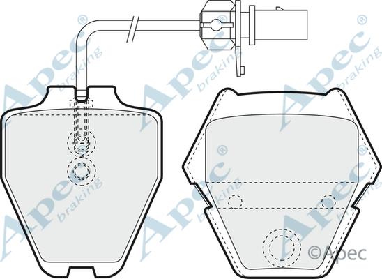 Valeo 671527 - Brake Pad Set, disc brake www.autospares.lv