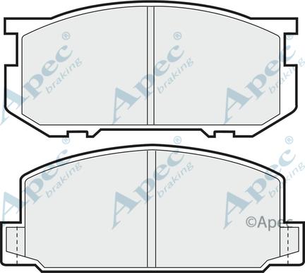 Remsa 0180.00 - Brake Pad Set, disc brake www.autospares.lv