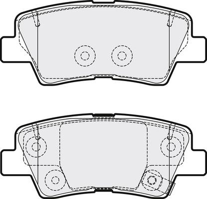 Akebono ACT1544 - Bremžu uzliku kompl., Disku bremzes www.autospares.lv