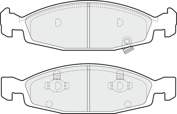 Jurid 573077B - Bremžu uzliku kompl., Disku bremzes www.autospares.lv