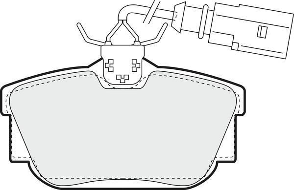 Valeo 302424 - Brake Pad Set, disc brake www.autospares.lv