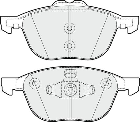 Ferodo FSL4319 - Bremžu uzliku kompl., Disku bremzes autospares.lv