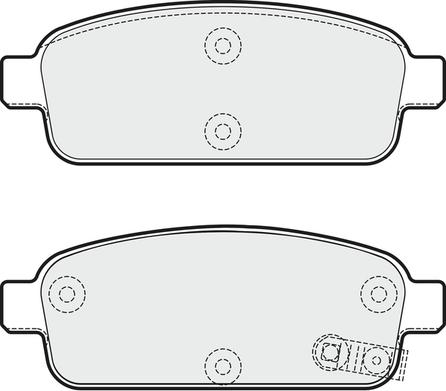 ACDelco 19372194 - Brake Pad Set, disc brake www.autospares.lv