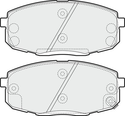 ACKOJA A53-0056 - Bremžu uzliku kompl., Disku bremzes autospares.lv