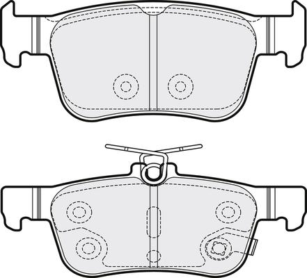 Magneti Marelli PF1190 - Bremžu uzliku kompl., Disku bremzes www.autospares.lv