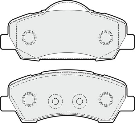 FTE 9001135 - Bremžu uzliku kompl., Disku bremzes autospares.lv