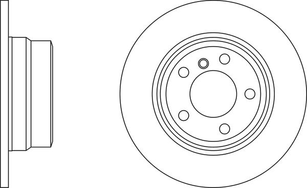 HELLA PAGID 355121741 - Bremžu diski www.autospares.lv