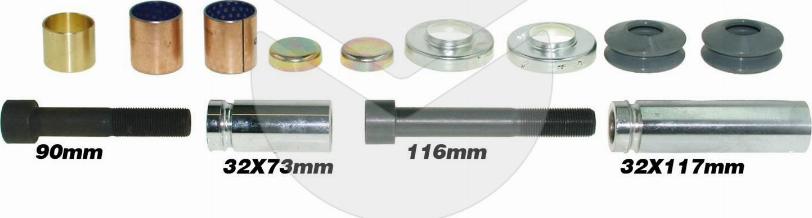 APSRemaGermany 610000 - Repair Kit, brake caliper www.autospares.lv