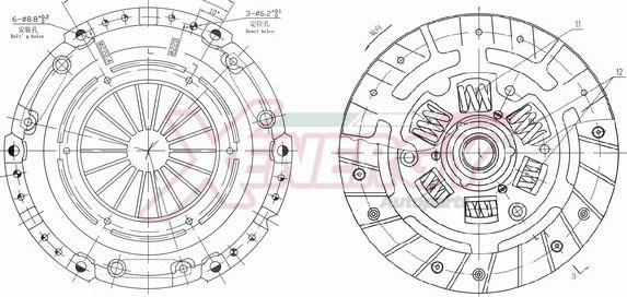 AP XENERGY VKFTB008827 - Sajūga komplekts www.autospares.lv