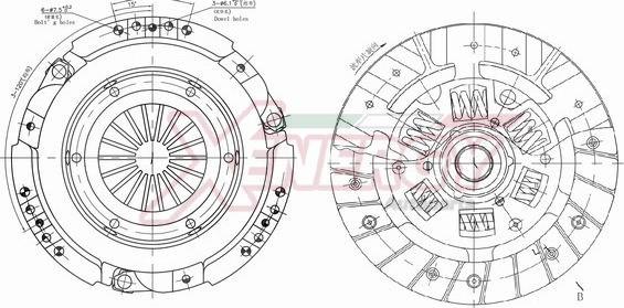 AP XENERGY VKRNA800217 - Sajūga komplekts www.autospares.lv