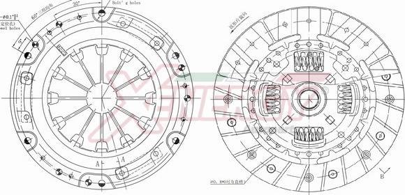 AP XENERGY VKTYA90 - Sajūga komplekts www.autospares.lv