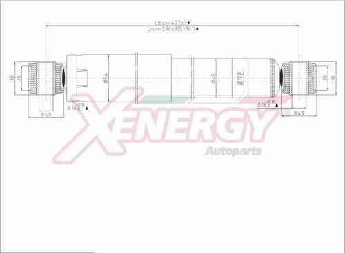 AP XENERGY X992516 - Amortizators autospares.lv