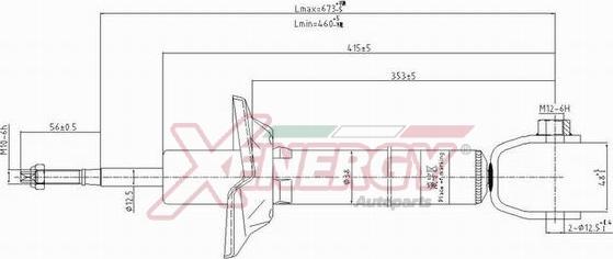 AP XENERGY X952341 - Amortizators autospares.lv