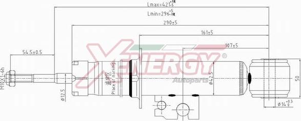 AP XENERGY X924341 - Shock Absorber www.autospares.lv