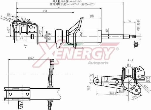 AP XENERGY X926335 - Amortizators autospares.lv