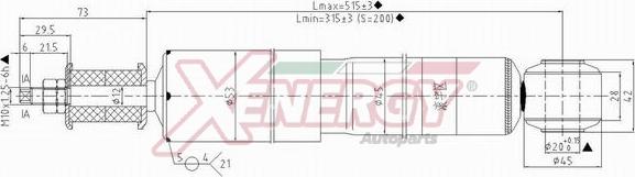 AP XENERGY X454344 - Amortizators autospares.lv