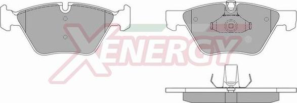 AP XENERGY X40949 - Тормозные колодки, дисковые, комплект www.autospares.lv