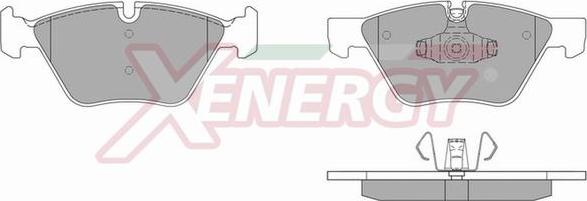 AP XENERGY X40950 - Тормозные колодки, дисковые, комплект www.autospares.lv