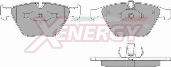 AP XENERGY X40918 - Brake Pad Set, disc brake www.autospares.lv