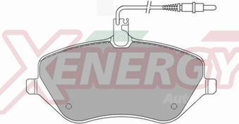 AP XENERGY X40934 - Brake Pad Set, disc brake www.autospares.lv