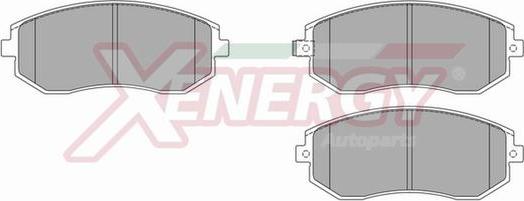 AP XENERGY X40926 - Тормозные колодки, дисковые, комплект www.autospares.lv