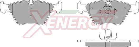 AP XENERGY X40927 - Тормозные колодки, дисковые, комплект www.autospares.lv