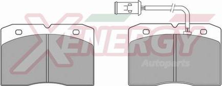 AP XENERGY X40454 - Bremžu uzliku kompl., Disku bremzes autospares.lv