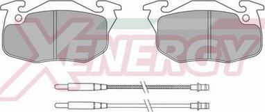 AP XENERGY X40411 - Bremžu uzliku kompl., Disku bremzes autospares.lv