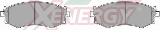 AP XENERGY X40475 - Brake Pad Set, disc brake www.autospares.lv