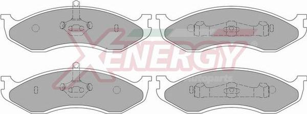 AP XENERGY X40592 - Bremžu uzliku kompl., Disku bremzes www.autospares.lv