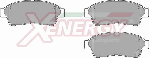 AP XENERGY X40547 - Тормозные колодки, дисковые, комплект www.autospares.lv