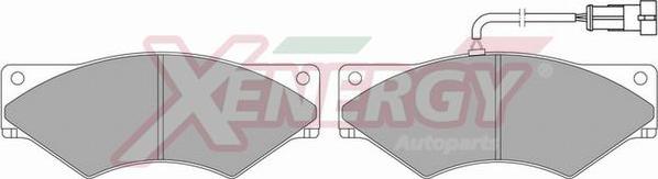 AP XENERGY X40554 - Brake Pad Set, disc brake www.autospares.lv