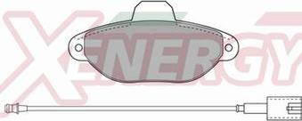 AP XENERGY X40519 - Brake Pad Set, disc brake www.autospares.lv