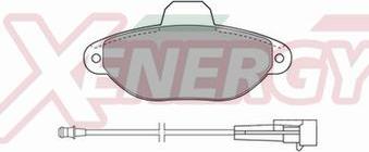 AP XENERGY X40517 - Brake Pad Set, disc brake www.autospares.lv