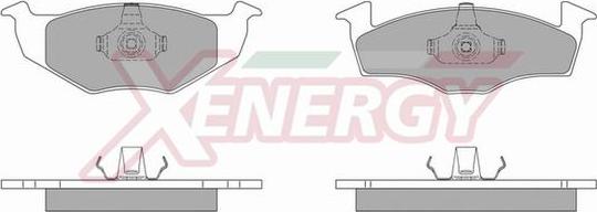 AP XENERGY X40589 - Bremžu uzliku kompl., Disku bremzes www.autospares.lv