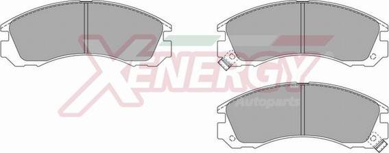 AP XENERGY X40530 - Brake Pad Set, disc brake www.autospares.lv