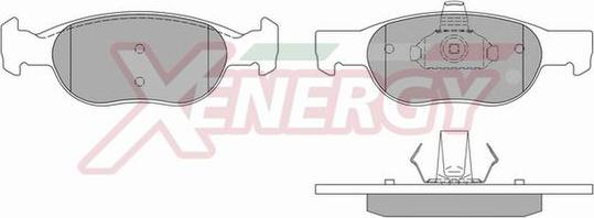 AP XENERGY X40572 - Brake Pad Set, disc brake www.autospares.lv