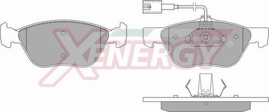 AP XENERGY X40577 - Bremžu uzliku kompl., Disku bremzes www.autospares.lv