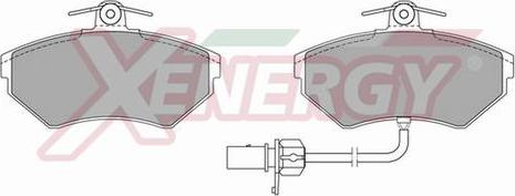 AP XENERGY X40644 - Bremžu uzliku kompl., Disku bremzes autospares.lv