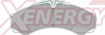 AP XENERGY X40657 - Brake Pad Set, disc brake www.autospares.lv