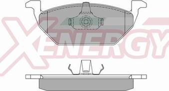 AP XENERGY X40662 - Bremžu uzliku kompl., Disku bremzes www.autospares.lv