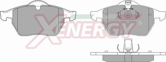 AP XENERGY X40601 - Bremžu uzliku kompl., Disku bremzes autospares.lv