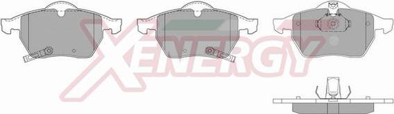 AP XENERGY X40602 - Brake Pad Set, disc brake www.autospares.lv