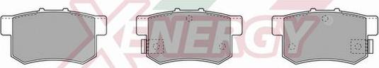 AP XENERGY X40617 - Brake Pad Set, disc brake www.autospares.lv